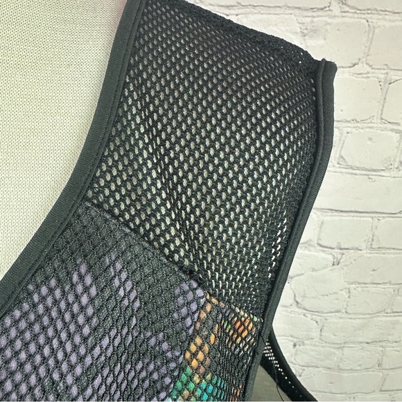 Spenser Jeremy mesh floral sleeveless textured Floral Dress sz 3X whimsygoth - Picture 8 of 10